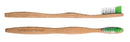 Bamboo Toothbrush - Adult - Medium Bristle - BPA Free Nylon Bristles - Eco-Friendly, Biodegradable, Compostable, Vegan by WooBamboo! Woobamboo