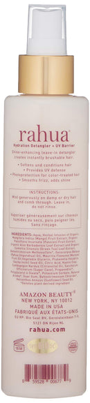 Rahua Hydration Detangler + UV Barrier, 6.5 Fl Oz, Moisturizing Formula Softens Hair, Smooths Frizz, Prevents Breakage and Damage, Creates Instantly Brushable Hair, Best for All Hair Types Rahua