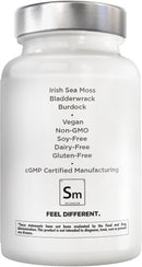 Amen Sea Moss Supplement - 1000mg Organic Irish Sea Moss, Bladderwrack, Burdock - Vitamin C, Aloe Vera, Black Pepper - Seaweed Superfood, Vitamins, Minerals, and Antioxidants - Non-GMO - 90 Capsules Infinity Warehouse