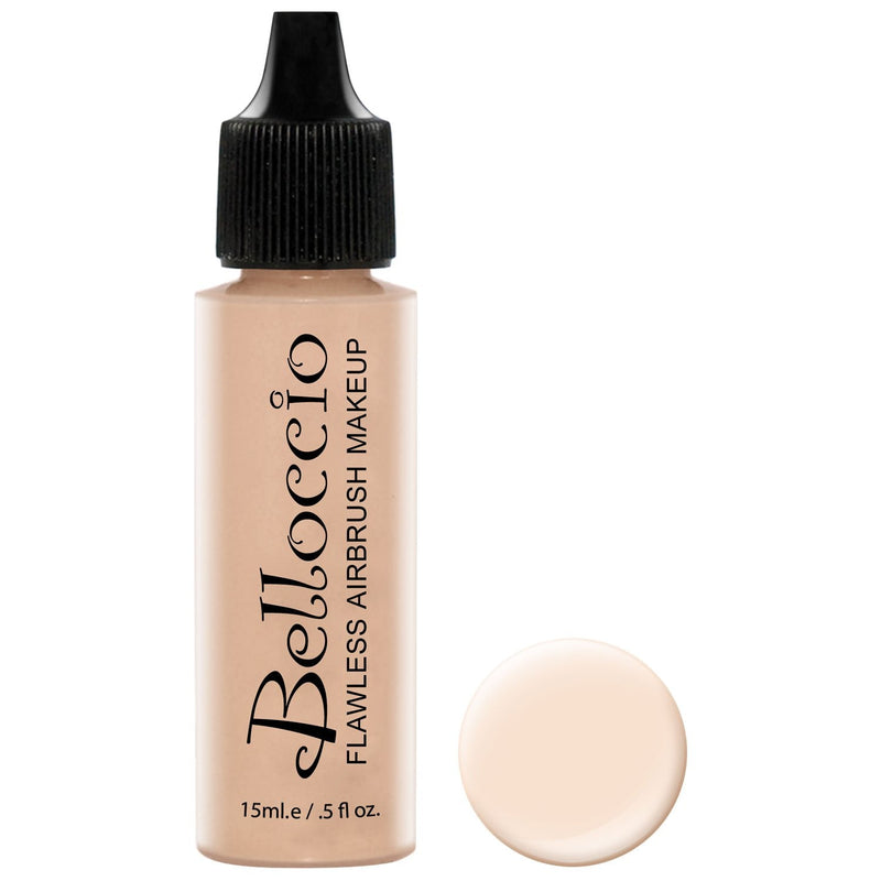 Belloccio's Professional Cosmetic Airbrush Makeup Foundation 1/2oz Bottle: Alabaster Belloccio