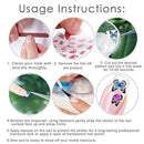 Comdoit Butterfly Nail Art Stickers Water Transfer Nail Decals Flowers Butterfly Designs for Nails Supply Watermark DIY Colorful Butterflies Nail Art Foils for Nails Design Manicure Tips Decor(12Pcs) Comdoit