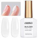 AILLSA Base and Top Coat Gel Nail Polish Top and Base Coat Nail Polish Soak Off Long Lasting Clear Base Gel High Gloss Shine No Wipe Top Coat for DIY Nail Art at Home 0.51 Fl Oz Infinity Warehouse