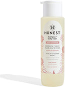 The Honest Company Gently Nourishing Sweet Almond Shampoo + Body Wash, Tear Free Baby Shampoo + Body Wash, naturally Derived Ingredients, sulfate & Paraben Free Baby Wash, 18 Fl. Oz HONEST