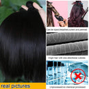 QTHAIR 12A Grade 13x4 Human Hair Lace Frontal Unprocessed Straight Hair Lace Frontal 12" 130% Density Swiss Lace Frontal Closure Ear to Ear Natural Black Color QTHAIR