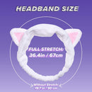 I DEW CARE Let's Get Sheet Faced Face Sheet Mask Pack (14 Sheets) + White Cat Spa and Makeup Headband Bundle I DEW CARE