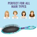 Wet Brush Disney Original Detangler Hair Brush - Jasmine - Comb for Women, Men and Kids - Wet or Dry – Removes Knots and Tangles - Natural, Straight, Thick and Curly Hair – Pain-Free Wet Brush