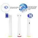 Replacement Toothbrush Heads Compatible with Oral B Braun,8 Pack Professional Electric Toothbrush Heads Brush Heads Refill for Oral-B 7000/Pro 1000/9600/ 500/3000/8000 Voguish