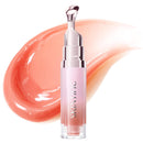 SKINTIFIC Peptide Brightening Lip Serum, Hydrating & Plumping Tinted Lip Gloss, Moisturizing Lip Balm with Polypeptides & Squalane for Glossy Sheer, Smooth Lips(10U Toast Brick) Infinity Warehouse