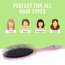 Wet Brush Hair Brush Original Detangler with Ultra-Soft Bristles Hair Brush for Women, Men & Kids, Minimize Hair Breakage, Split-Ends and Pain- Sea Shells Wet Brush