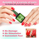 Nail Polish Remover 3Pcs, Magic Soak-Off Gel Nail Polish Remover-Quick,Professional Nail Polish Remover for Natural, Gel Nails ONE1X
