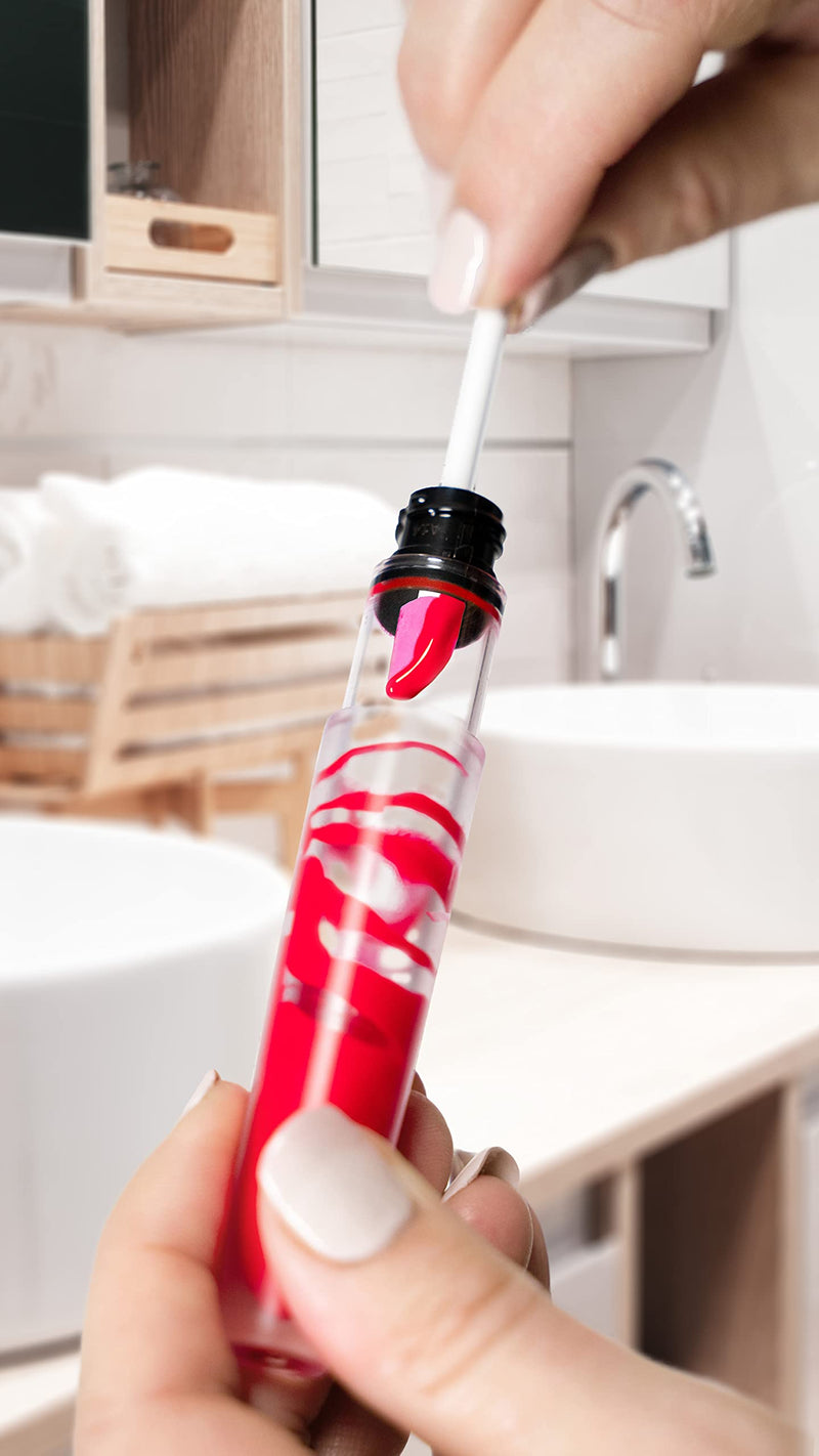 The Spatty Lip Last Drop Beauty Spatula for Lip Gloss Lipstick Lotion and Makeup, Reusable, Flexible, As Seen On Shark Tank Spatty