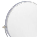 Amazon Basics Wall-Mounted Vanity Mirror - 1X/5X Magnification, Chrome Amazon Basics