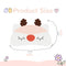 Cute Sleep Mask - Soft and Comfortable Animal Plush Blindfold Eye Cover for Kids Girls Women, Great Eyeshade for Travel, Shift Work, Meditation, Washable(White Deer) H HOMEWINS