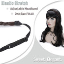 Hairro Braid Hairbands for Women Synthetic Hair Five-strand Fake Braid Plaited Hair Band Classic Chunky Wide Plaited Braids Hairpiece Fashionable Beauty Hair Accessory 4A Brown Hairro