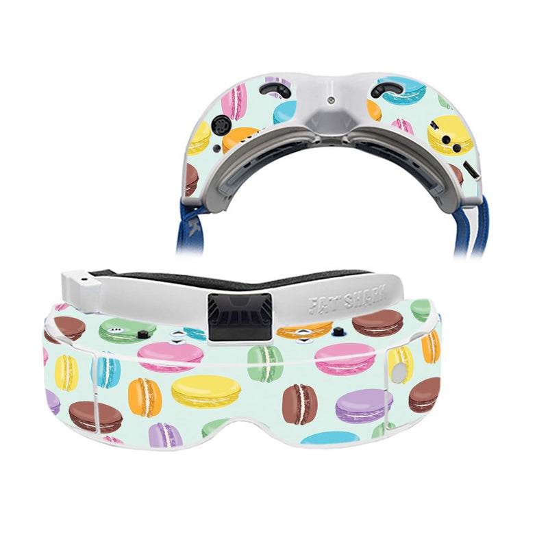 MightySkins Skin Compatible with Fat Shark Dominator V3 - Macarons | Protective, Durable, and Unique Vinyl Decal wrap Cover | Easy to Apply, Remove, and Change Styles | Made in The USA MIGHTY SKINS