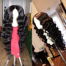 QTHAIR 14a 13x4 Human Hair Lace Front Wigs Loose Deep Wave Human Hair Lace Frontal Wigs 150% Density Unprocessed Brazilian Virgin Hair 18" Swiss Lace Front Wigs for Black Women QTHAIR