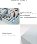 Multifunction Desk Organizer, BREIS Makeup Storage for Eyeshadows, Concealers, Powders, Nail Polish,9.65‘’x 4.8‘’x 3.67‘’ (White) BREIS