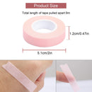 6 Rolls Eyelash Tape, Adhesive Fabric Eyelash Extension Tape, Breathable Micropore Fabric Tape for Eyelash Extension Supplies,9 m/10 yard Each Roll (Pink) JASSINS