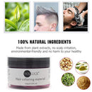 VOLLUCK 6 Colors Temporary Hair Coloring Wax - Purple Green Grey Gold Pink Blue Hair Dye - Natural Matte Hairstyle Fashion DIY Hair for Party, Cosplay, Meeting, Bar VOLLUCK