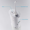 Panasonic Portable Water Flosser, 2-Speed Battery-Operated Oral Irrigator with Collapsible Design for Travel – EW-DJ10-W (White) Panasonic