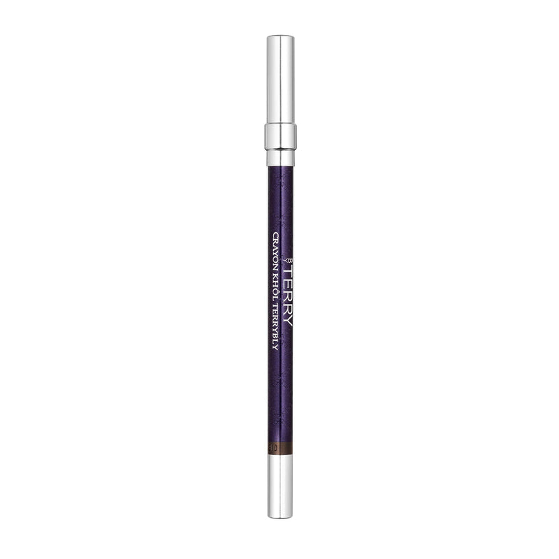 By Terry Crayon Khol Terrybly Waterproof Eyeliner Pencil | Black Print | Highly-Pigmented, Long-lasting | 1.2g (0.04oz) By Terry