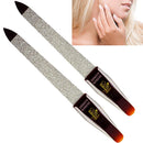 Camila Solingen CS16 3.5 inch 2 Pack Professional Sapphire Metal Nail File Pointed for Fingernail and Toenail Care. Double Sided Coarse Fine for Manicure/Pedicure. Made of Stainless Steel, Solingen Camila Solingen