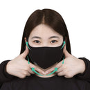 8Pack Fashion Protective Face Masks, Unisex Black Dust Cotton, Washable, Reusable Cotton Fabric Mouth Covering MEISEN