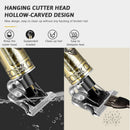 Hair Clippers, YOGINGO Pro Li Outliner Trimmer Cordless Rechargeable Grooming T-Blade Close Cutting Trimmer for Men Titanium & Ceramic Blades Baldhead Shaver Barbershop Professional (silver) YOGINGO Store