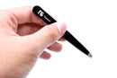 Slant Tweezers (3-Pack) – Professional Slant-Tip Tweezers in Separate Sleeves for Eyebrows and Facial Hair – High-Quality Stainless Steel Brow Shaping Hair Plucker for Expert Precision Personal Care New Style