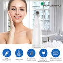 NEWDERMO 2-IN-1 Microdermabrasion Rechargeable Machine For Facial And Body,Electric Blackhead Remover Pore Vacuum Cleaner-With 5 Suction Heads Replaceable (White) NEWDERMO Store