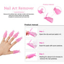 Nail Polish Remover Clips,MORGLES Nail Polish Gel Remover Tools Kit with 10pcs Nail Clips for Polish Removal 300 Nail Remover Pads Cuticle Pusher 100/180 Nail File Glass Nail File Nail Brush,6 Pack MORGLES