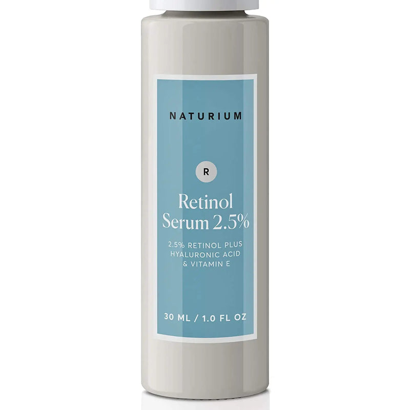 Retinol Complex Serum 2.5% - 1 oz, Boost Collagen, Smooth Skin, Even Skin Tone, Skin Clearing, Anti-Aging, Skin Repair Facial Serum with 2.5% Retinol Complex Plus Hyaluronic Acid by Naturium Naturium Store