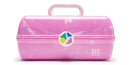 Caboodles On-The-Go Girl Retro Case, Bubblegum Marble , 13.38x8.88x6.5 Inch (Pack of 1) Caboodles