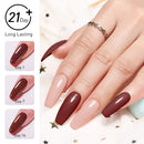 Modelones 12 Colors Acrylic Powder, Nude Brown Glitter Acrylic Nail Powder, Blue Pink Professional Nail Acrylic Powder, Glitter Acrylic Powder for Nail Art French Nail, Gift for Women modelones