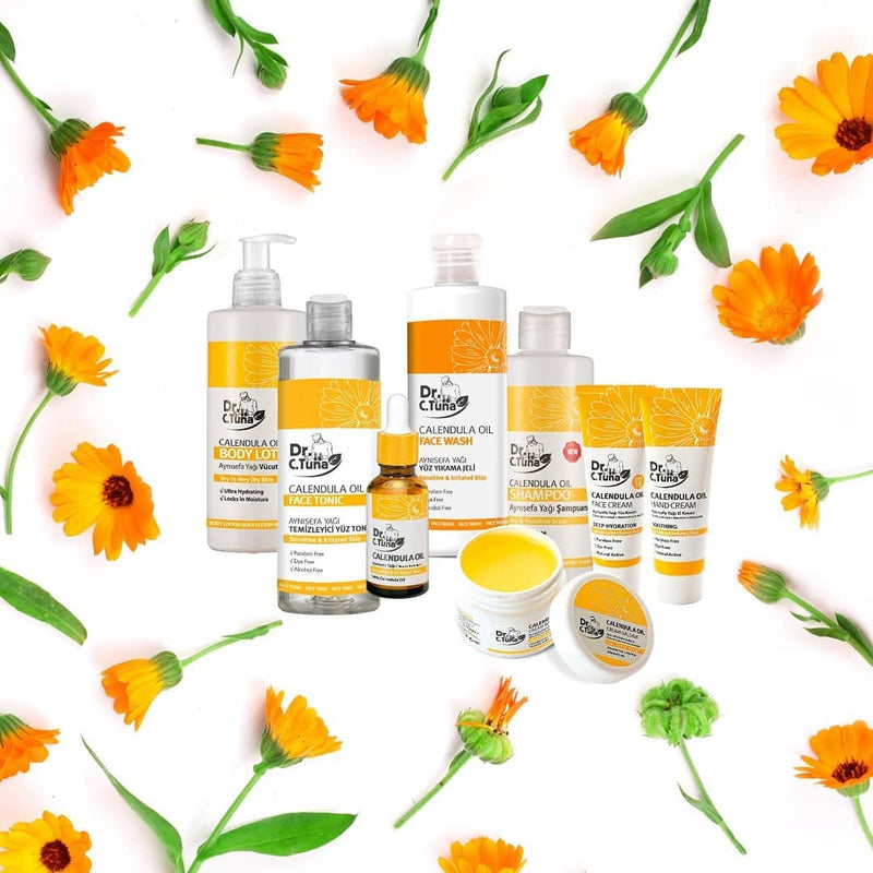 FARMASi Dr C Tuna Calendula Cream Balsam for Skin, Body Pure Natural Skincare Repair and Moisturizer Healing Effects for Dry Skin, Plant Rich Protection with Calendula, Chamomile 2.7 Fl Infinity Warehouse