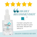 Nail Tek 10-Speed, Polish Drying Drops for All Nail Types, 0.5 oz, Value 4-Pack Nail Tek