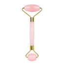MoValues Rose Quartz Roller - Jade Roller For Face - Real Natural Rose Quartz - Face Roller, Face Massager for Face - Authentic and Durable MoValues