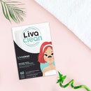 (60 Strips) Livaclean Charcoal Infused Blackhead Strips for Face, Nose, and Pores Blackheads Removal LivaClean