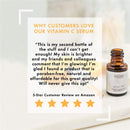 Vichy LiftActiv Vitamin C Serum, Brightening and Anti Aging Serum for Face with 15% Pure Vitamin C, Skin Firming and Antioxidant Facial Serum for Brightness and Moisturizing Vichy