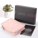 FAMILIFE Manicure Set, 8 in 1 Professional L13 Manicure Kit Nail Clipper Set Stainless Steel Pedicure Tools Kit Portable Grooming Kit with Pink Leather Travel Case for Women Girl FAMILIFE