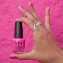 OPI Nail Lacquer, Telenovela Me About It, Pink Nail Polish, Mexico City Collection, 0.5 fl oz OPI