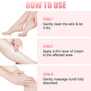2pcs 60% Urea Hydrating and Anti-Cracking Foot Cream, Moisturising and Relieves Cracking and Dryness Foot Cream for Dry Cracked Feet And Hands（aloe + peach） Infinity Warehouse