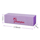 Maryton Nail Buffer Blocks, Professional 4 Way Buffing Block Files 100/180 Grit for Natural and Acrylic Nails Filing Manicure Kit Tools 12 PCS MARYTON