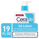 CeraVe SA Lotion for Rough & Bumpy Skin | Vitamin D, Hyaluronic Acid, Lactic Acid & Salicylic Acid Lotion | Fragrance Free & Allergy Tested | 19 Ounce CeraVe