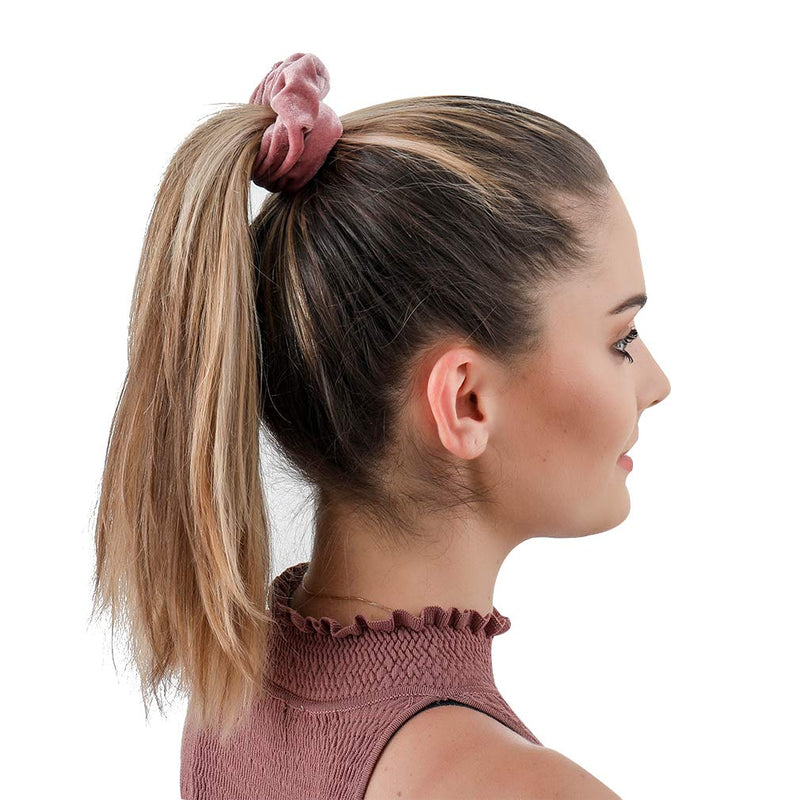 30 Pcs Hair Scrunchies Velvet Hair Chiffon and Linen Satin Elastic Flower Scrunchies Bobbles Soft Hair Ties Ropes Ponytail Holder Hair Accessories, Great for halloween Thanksgiving day and Christmas N-D