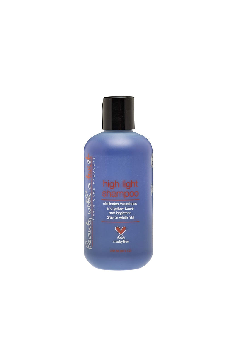 Purple Shampoo for Blonde or Highlighted Hair - Eliminates Brassiness and Yellow Tones - 100% Paraben Free & Cruelty Free Shampoo - (8.5 Fl Oz) Highlight Shampoo – Color Brightening Shampoo Beauty With A Twist