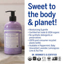 Dr. Bronner’s - Organic Sugar Soap (Lavender, 12 Ounce) - Made with Organic Oils, Sugar and Shikakai Powder, 4-in-1 Uses: Hands, Body, Face and Hair, Cleanses, Moisturizes and Nourishes, Vegan Dr. Bronner's