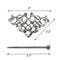 Tinsow 2 Pcs Silver Celtic Hair Slide Hairpins Hair Accessories Hair Clips, Creative Hair Barrette Minimalist Hair Claw Hair Pin Hair Accessories for Women (Style C H) Tinsow