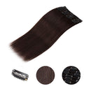 Double Weft 100% Remy Human Hair Clip in Extensions Highlight Highlighted