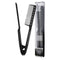 Herstyler Grande Pink Curling Iron and V Comb Straightening Comb (Black) Set HerStyler
